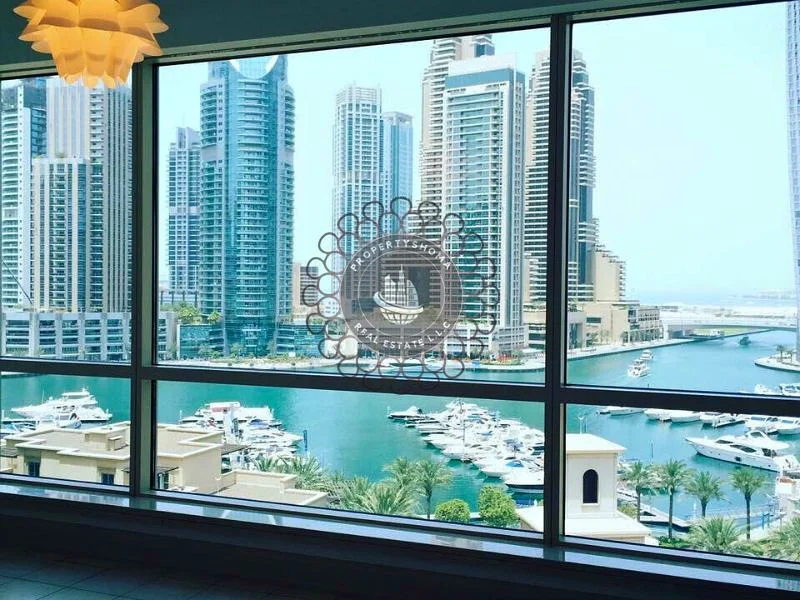 شقة مطلة على الواجهة المائية بغرفتي نوم في برج المسك63777918854018113