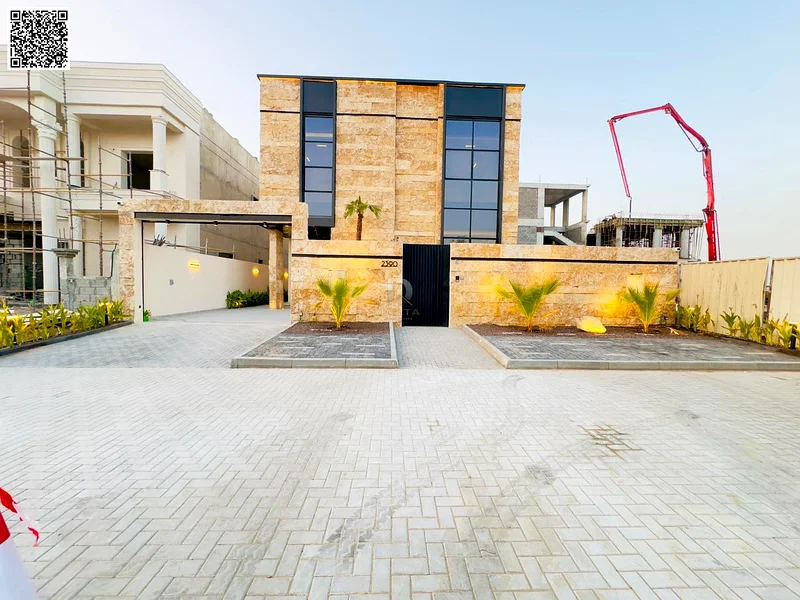 Luxury villa for sale in Al-Aliyah 5 master bedrooms and smart home system , price includes registration fees , ready for occupancy .63873719253505110