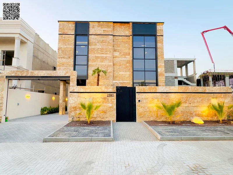 Luxury villa for sale in Al-Aliyah 5 master bedrooms and smart home system , price includes registration fees , ready for occupancy .63873719253505113