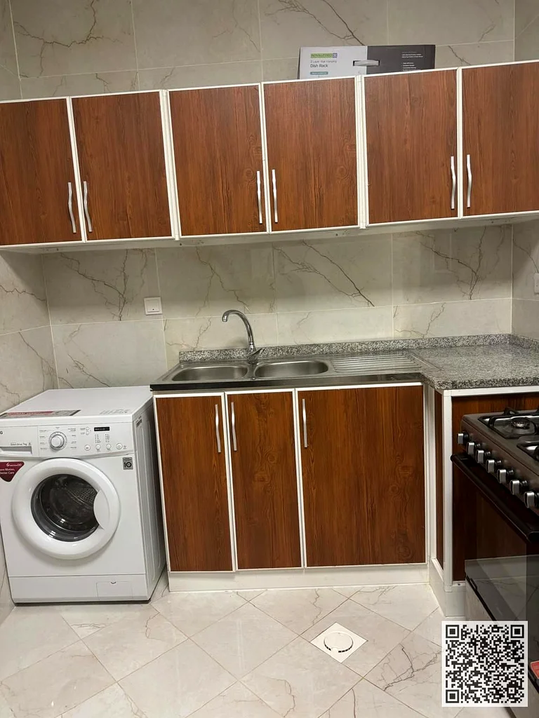 The most luxurious and beautiful furnished one-bedroom apartment for monthly rent in Ajman, spacious area, VIP furniture, super deluxe finishes63838223006851114