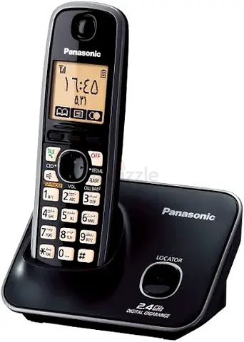 Panasonic Cordless Telephone KX-TG3711, Black