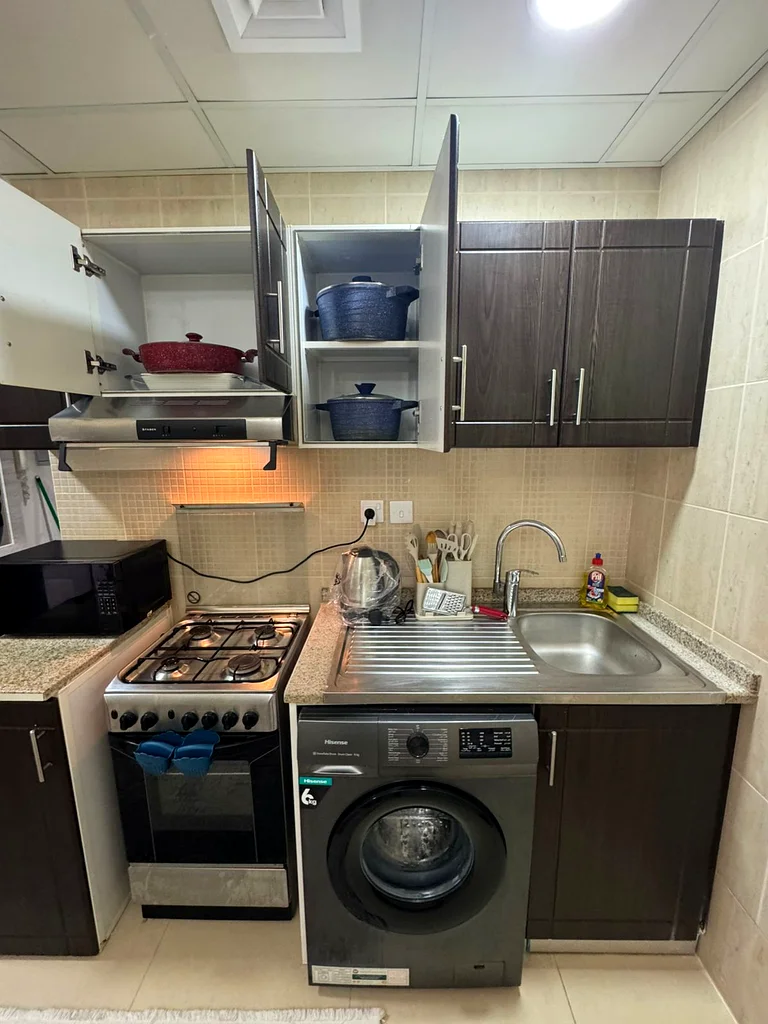 Furnished studios for monthly rent, new furniture, first tenant, including all bills + internet + P63714836604291113