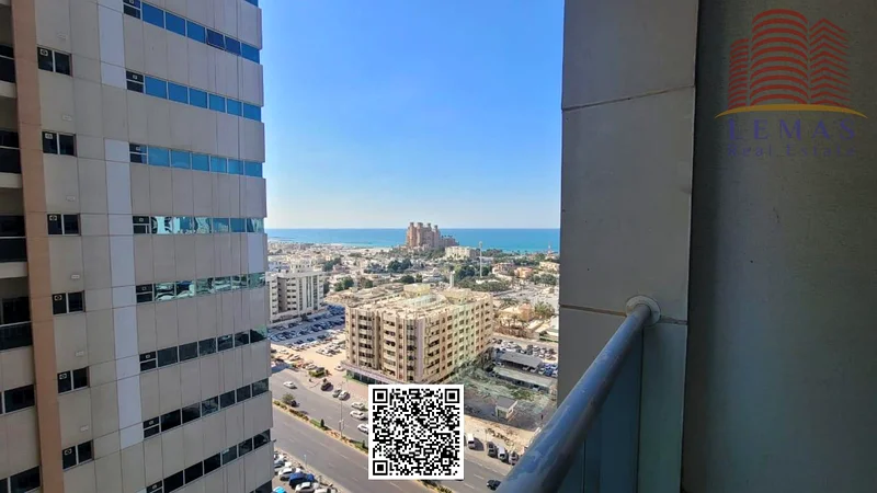 شقة بغرفة نوم واحدة بإطلالة جزئية على البحر، مساحة كبيرة63889910237954111