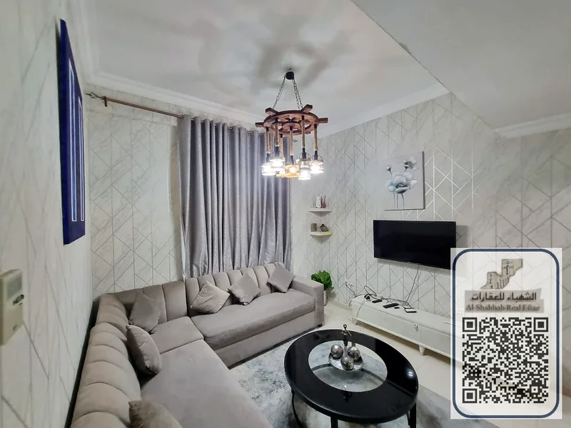 شقة متوسطة، غرفة نوم واحدة وصالون، مفروشة، تشمل الفواتير، بسعر جيد63709678633986110