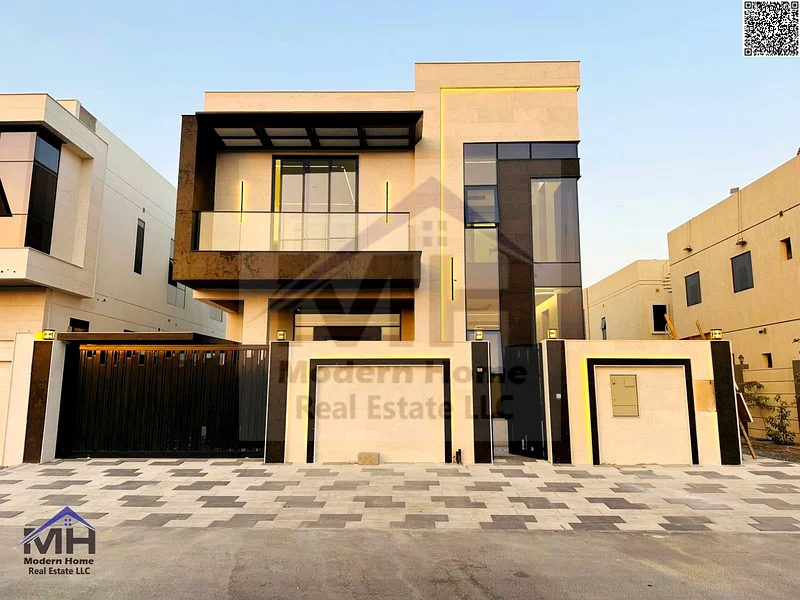 Seize the opportunity and own a villa in Ajman, first resident, freehold, super deluxe, close to the Chinese market and on Mohammed bin Zayed Road63883481252353110
