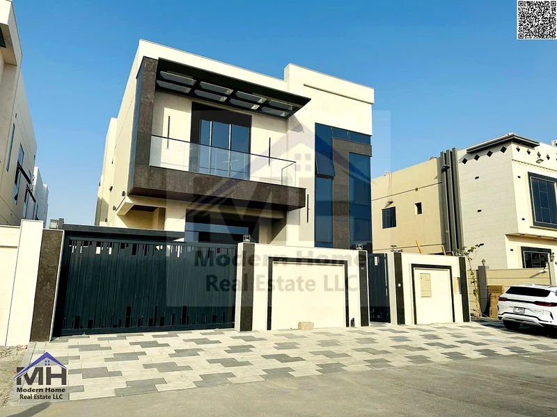 Seize the opportunity and own a villa in Ajman, first resident, freehold, super deluxe, close to the Chinese market and on Mohammed bin Zayed Road63883481252353112