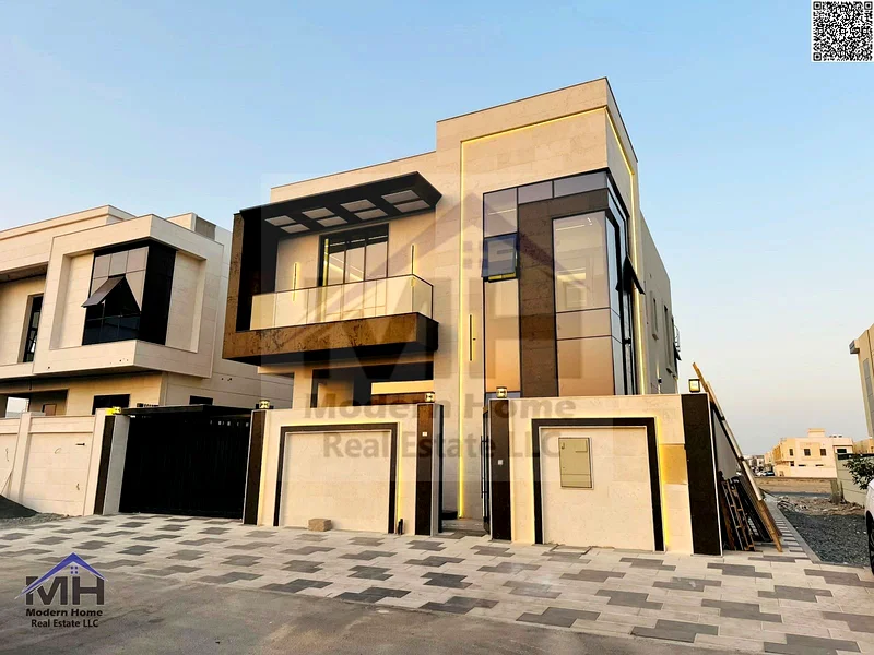 Seize the opportunity and own a villa in Ajman, first resident, freehold, super deluxe, close to the Chinese market and on Mohammed bin Zayed Road63883481252353111