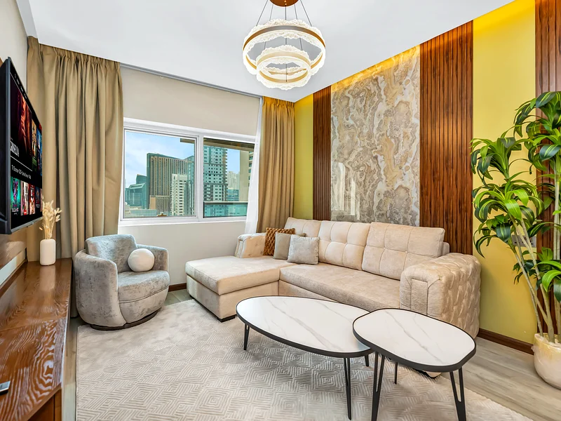 Stylish 1BHK w/ Canal View - Near Metro Station64050575872899113