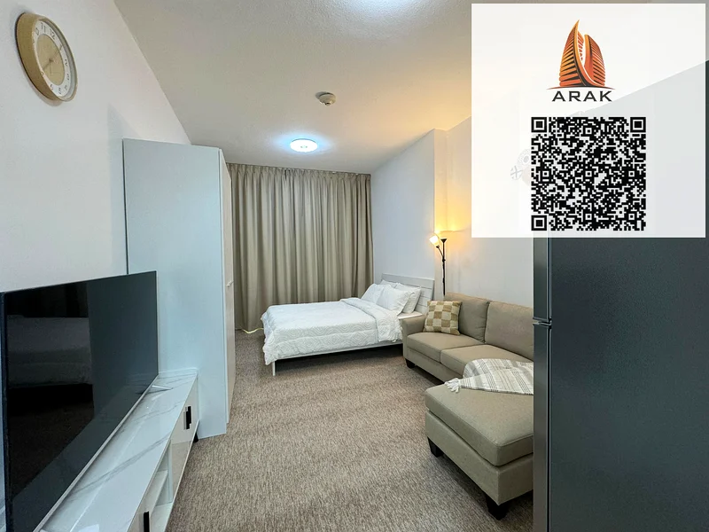 🏢✨ شقة من غرفة واحدة مفروشة بالكامل للإيجار – أبراج أورينت، عجمان! ✨🏢  📍 الموقع:  تقع في قلب عجمان، داخل الأبراج الشهيرة أورينت. موقع متميز63708237371905112