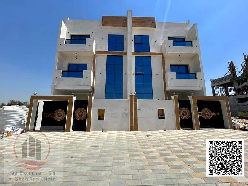 فيلا للبيع، متضمنة رسوم التسجيل، في عجمان الحيلو. 5 غرف نوم رئيسية، وصالة، وقاعة، وغرفة خادمة. ملكية حرة لجميع الجنسيات63909333986435110