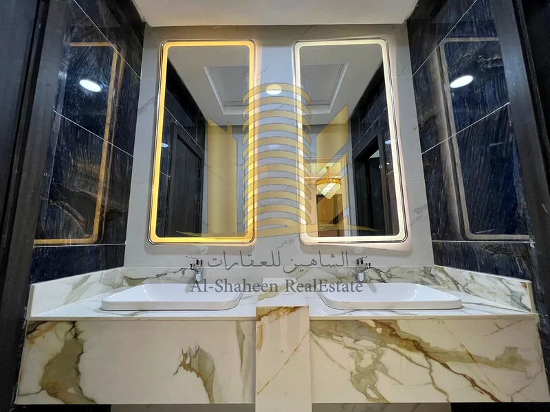 Classic all-stone villa for sale - Corner | Ajman - Al Helio 2 area, prime location in Al Helio 2 - Ajman, two-story villa (ground + first floor)63909334029057114