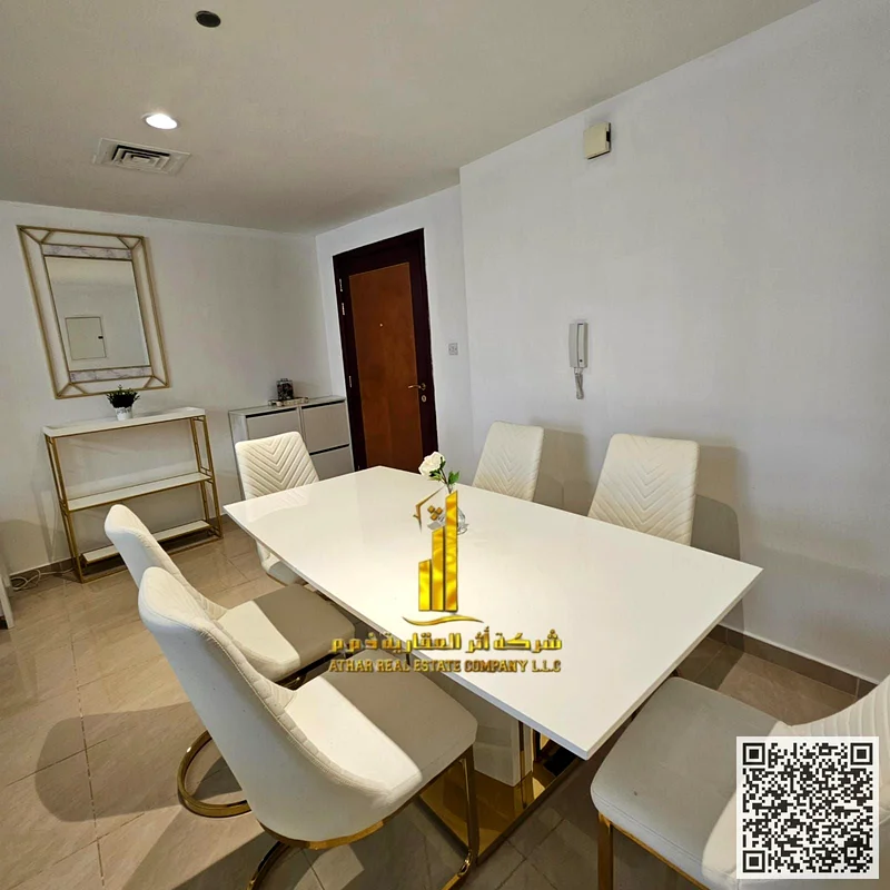 With a full sea view, the most luxurious and elegant two-bedroom apartment, fully furnished with new, very elegant furniture, including all services,63852914793859114