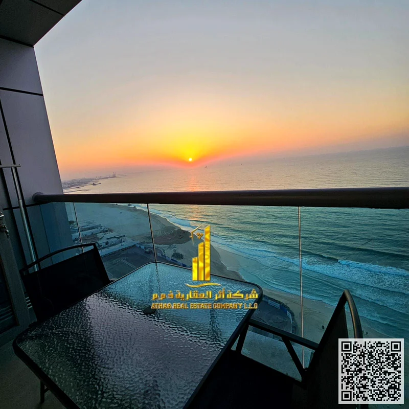 With a full sea view, the most luxurious and elegant two-bedroom apartment, fully furnished with new, very elegant furniture, including all services,63852914793859112
