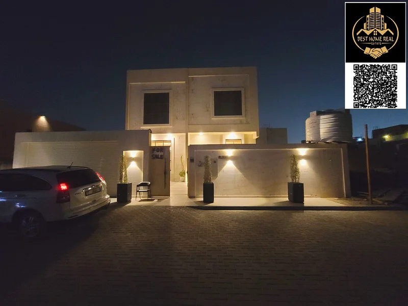 سمراني! فيلا جديدة كلياً مكونة من 5 غرف نوم رئيسية في منطقة آل عليا، عجمان - تشطيب فاخر - جدران رخامية - مصعد داخلي63873840958339111
