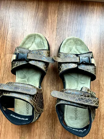 New Woodland Men Leather Sandals for Sale