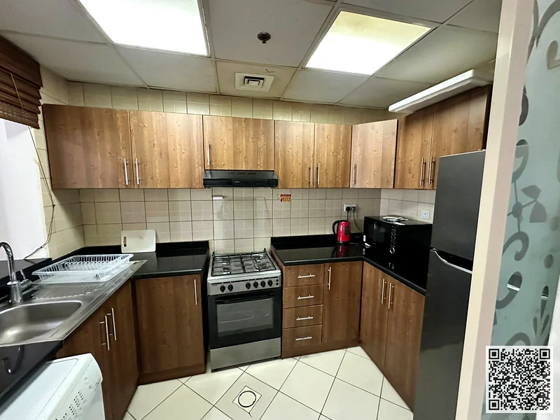Furnished One-bedroom apartment ✅ for monthly rent in Ajman Al Rashidiya 3 - Ajman One Towers ✔️ Bills and internet included with private parking63836977088898114