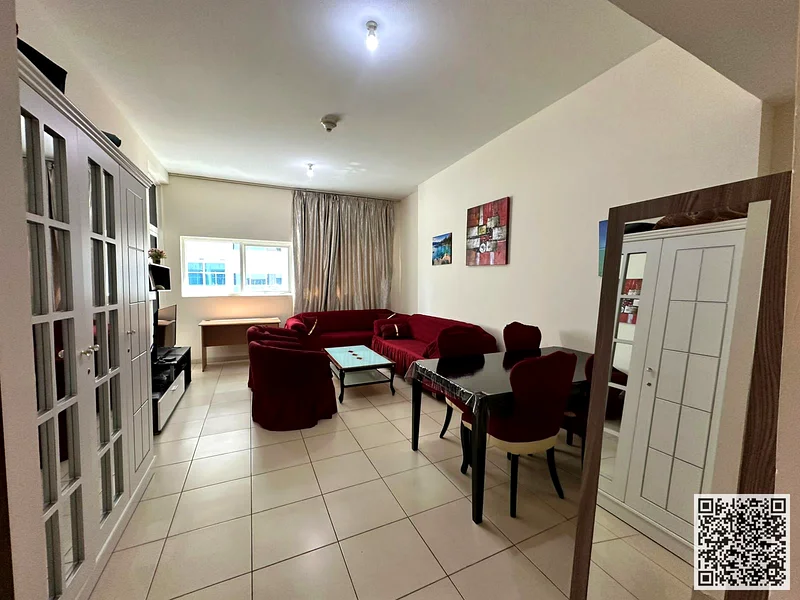 Furnished One-bedroom apartment ✅ for monthly rent in Ajman Al Rashidiya 3 - Ajman One Towers ✔️ Bills and internet included with private parking63836977088898110