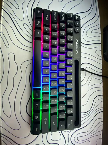 AULA Gaming Keyboard with RGB Lighting - Elevate Your Gaming Experience!