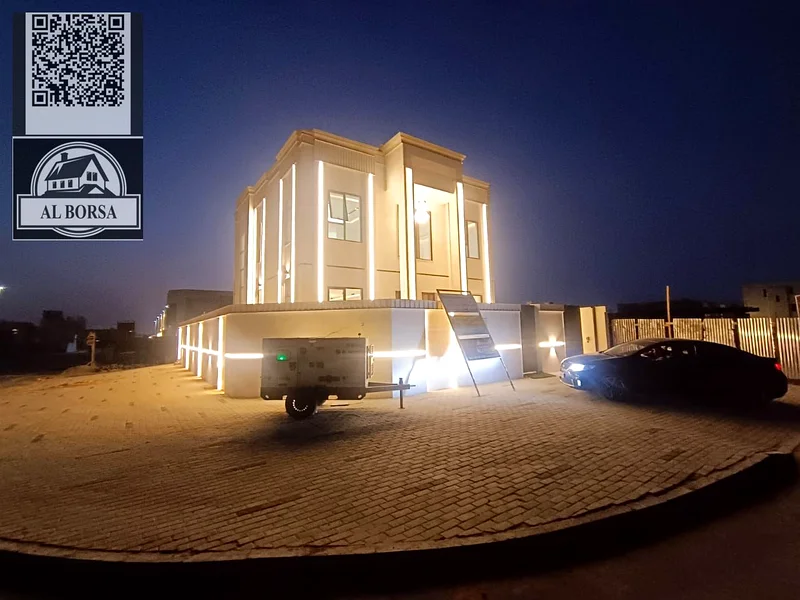 Corner villa for sale in Al Helio 2, Ajman, 4 bedrooms, a majlis, a hall, a kitchen, a spacious are63911619923331110