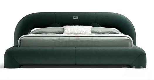 Stylish modern fabric 180*200 king size Bed
