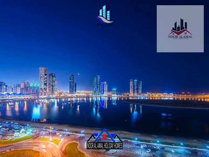 Sharjah Al Taawun duplex, 6 rooms, hall, kitchen, 5 bathrooms, and 2 balconies63827987766530110