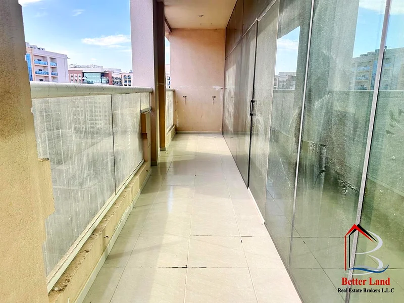 شقة مكونة من غرفتين نوم مع شرفة للإيجار في مبنى كاناري، النهدة63757953079169113