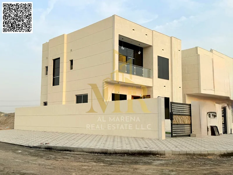 🏡 للبيع: فيلا فاخرة في الهيلو 2 – عجمان | 3 غرف نوم رئيسية | مجلس + غرفة معيشة | 1,450,000 درهم (شامل رسوم التسجيل ونقل الملكية –63883481235330110