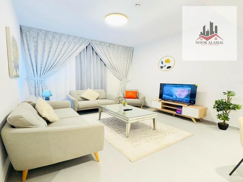 Sharjah Aljada, one room and a hall, first tenant, fully furnished, super deluxe hotel63827630239746111