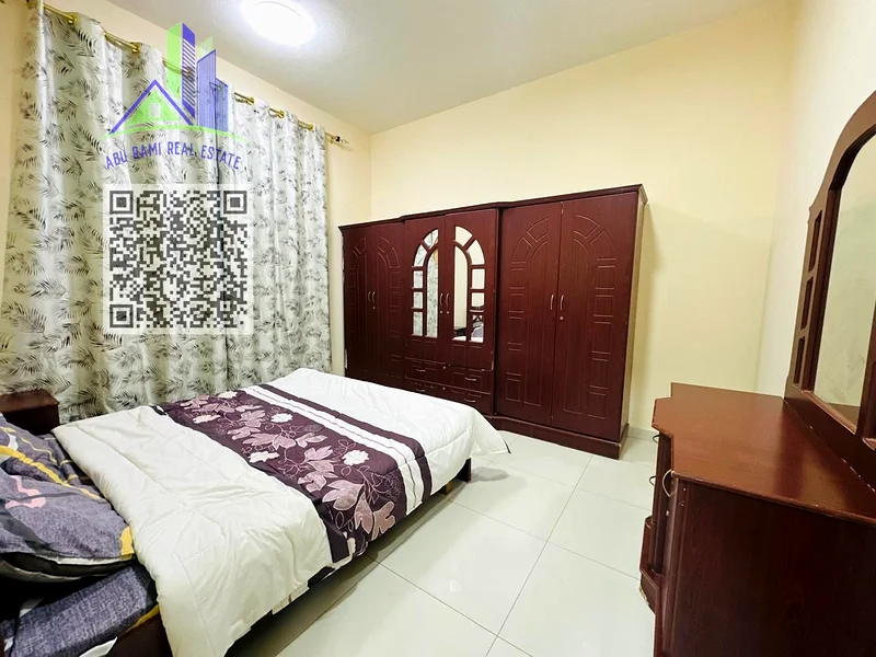 Fully furnished 2-bedroom apartment for monthly rent in Al Rowda 1, Ajman ، New furnishings, two bathrooms, balcony, and central air conditioning63837480045185114