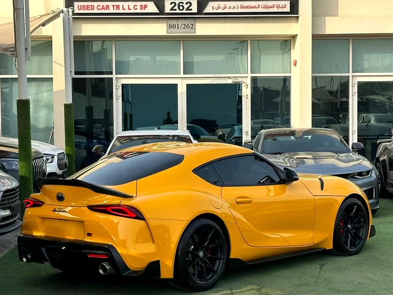 TOYOTA SUPRA GR GCC 2023
Service History (under Warranty)
Zero accidents
Special Color 
Original paint63700380537089112