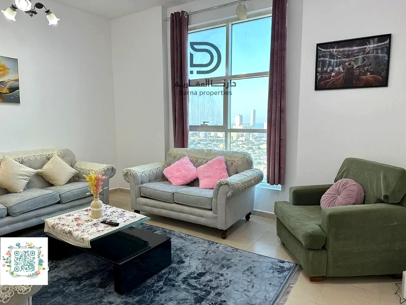 غرفتان وصالة للإيجار الشهري بسعر 5500 درهم / موقف مجاني63724224328833110