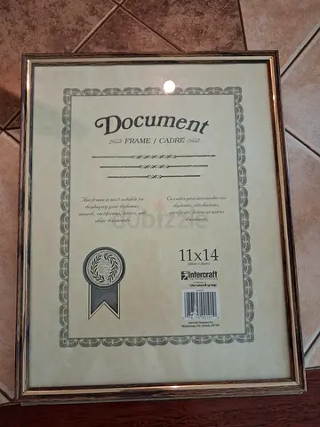 Photo frame for document (28cm x 36cm)