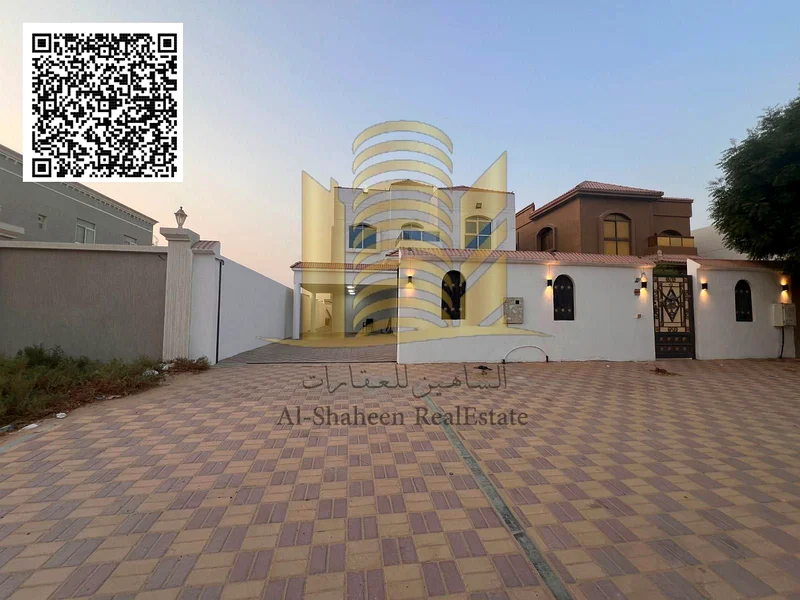 Luxury Villa for Sale - Al Muwaihat 1 / Ajman  🔹 Area: 5,000 square feet 🔹 Location: Al Muwaihat 1 - a high-end and quiet area, close to all service63869711697411110