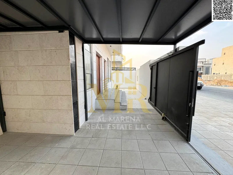 A villa with a price including registration and ownership fees on the main street, ready for occupancy in the most upscale areas of Ajman, freehold fo63910866174595113