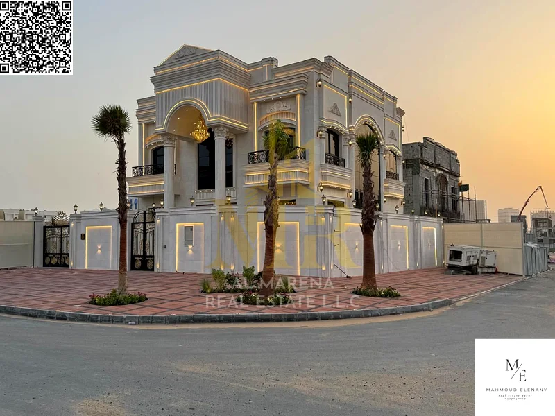 A ready-to-move villa on the main street in the most prestigious areas of Ajman at a price that includes registration and ownership fees, freehold own63910866157441114