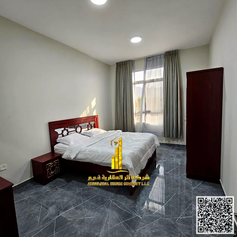 الشقة الأكثر فخامة وأناقة، غرفة نوم واحدة وصالة مع شرفة ومنظر مفتوح مميز. الشقة مؤثثة بالكامل بقطع جديدة63838718119426111