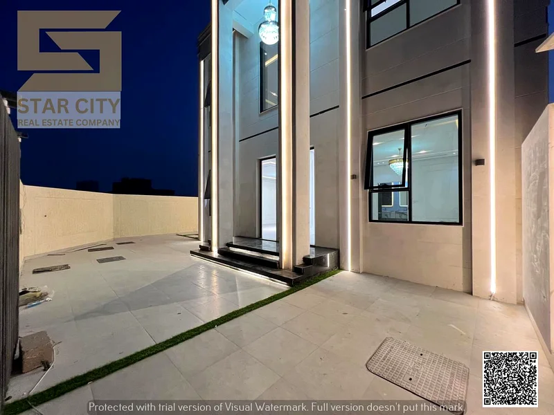 For sale, a classic villa, entirely made of stone, in Al Helio 2, Ajman, 4 master bedrooms, a living room, and a hall. Ready to move in, including reg63909440351234114