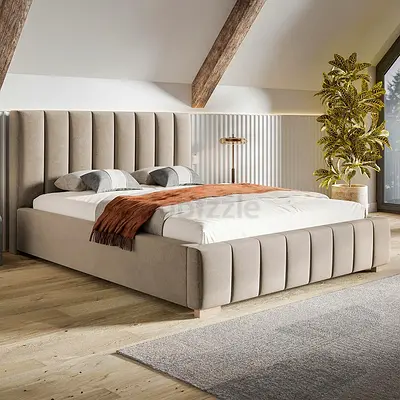Modern stylish luxury fabric Bed available in 160*200 Queen size