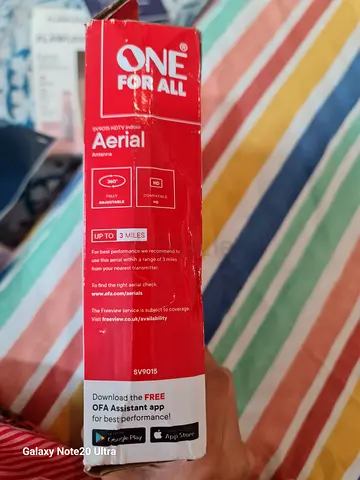 ONE FOR ALL Aerial - Perfect Reception Anytime, Anywhere!