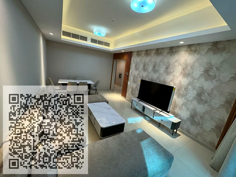 شقة فاخرة مفروشة بالكامل مكونة من غرفتين نوم للبيع في برج جلفا بإطلالة مفتوحة63887721030017110