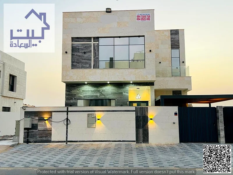 Modern villa for rent in Al Yasmeen area, first resident, ready to move in, wonderful modern finishing, spacious areas, modern designs, at a very attr63718569010947110