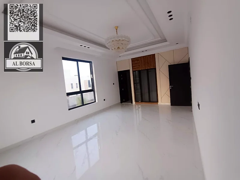 For sale, a classic villa in Al Helio 2, Ajman, with personal finishing, consisting of 5 master bed63911510999937114