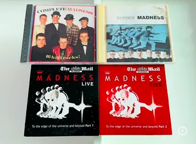 4 Madness Music CD’s