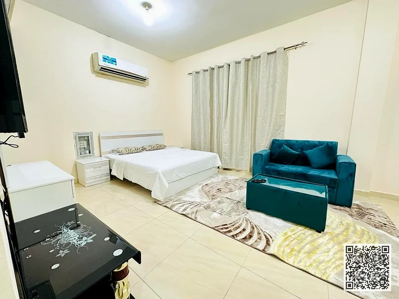 🏡 Golden Opportunity! Luxury Fully Furnished Studio for Monthly Rent in Al Mowaihat 2 – Ajman ✨  🔹 Stylish studio with spacious area and elegant63837479745027114