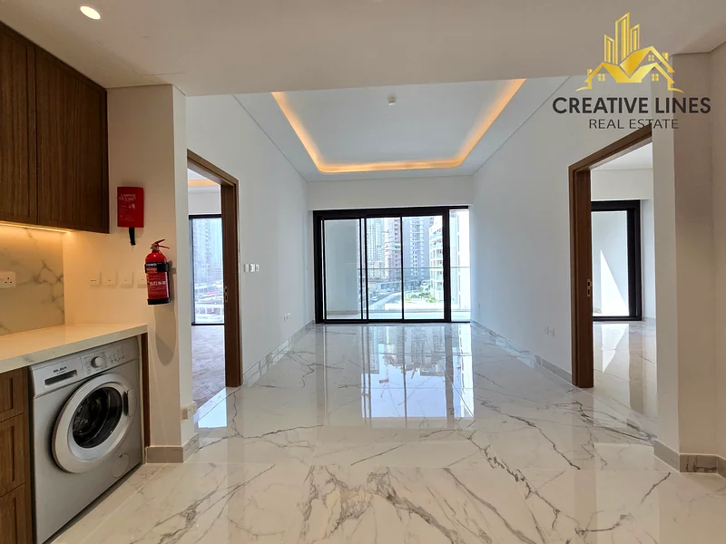 شقة واسعة من غرفتي نوم - جديدة بالكامل - بدون تبريد مركزي63802985728130110