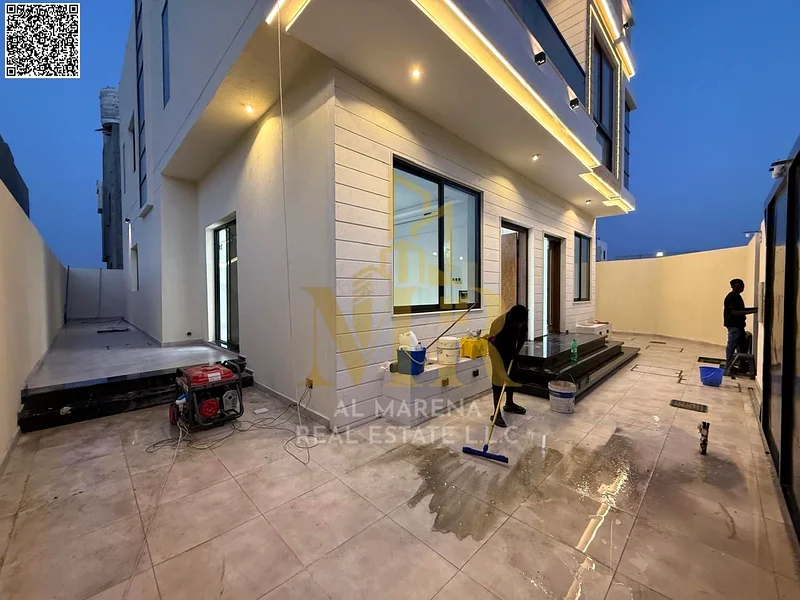 A villa with a price inclusive of registration and ownership fees on the main street, ready for occupancy in the most upscale areas of Ajman. Freehold63913651764867113