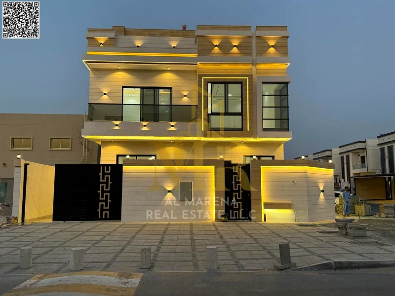 A villa with a price inclusive of registration and ownership fees on the main street, ready for occupancy in the most upscale areas of Ajman. Freehold63913651764867112