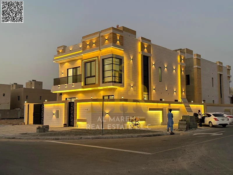 A villa with a price inclusive of registration and ownership fees on the main street, ready for occupancy in the most upscale areas of Ajman. Freehold63913651764867111