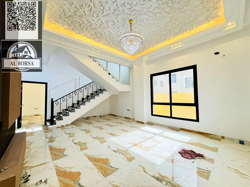 🏡 Distinctive villa for rent in Al Yasmeen - Ajman ✨  🔹 Specifications:  5 spacious master bedrooms  Elegant majlis + spacious living room  Separate63718195592707111