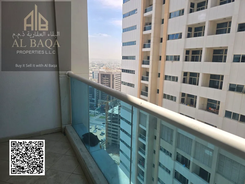 شقة كبيرة الحجم مكونة من غرفتي نوم للبيع | مع موقف سيارات | طابق عالي | ملكية حرة63866308115841112